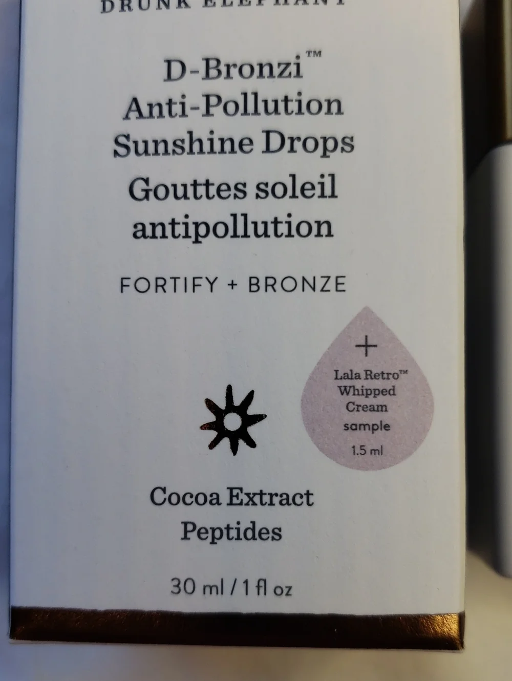 Drunk Elephant D-Bronzi Anti-Pollution Sunshine Drops  1 oz  30 ml Full Size